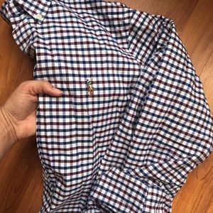Small classic plaid Ralph Lauren button down